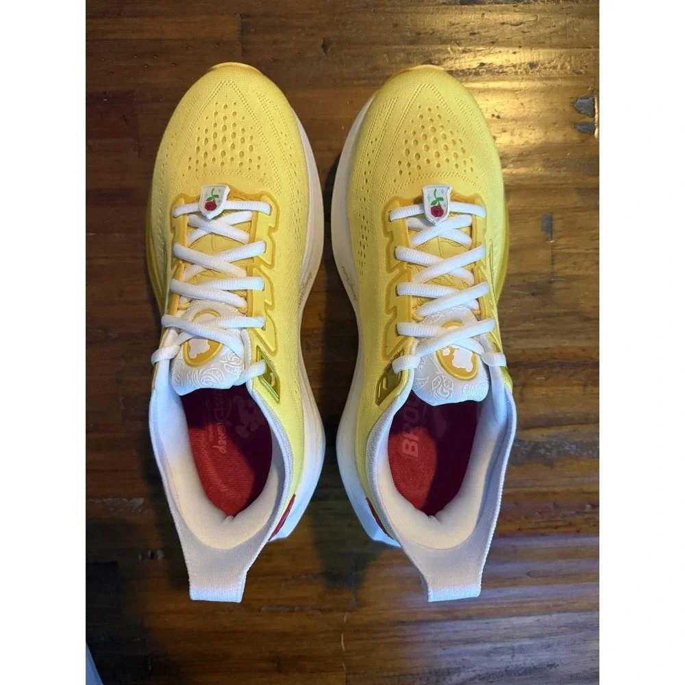 Brooks 2026 Run Disney Glycerin 23 PRINCESS BELLE Shoes Women's Size 7.5 NIB - Picture 2 of 5